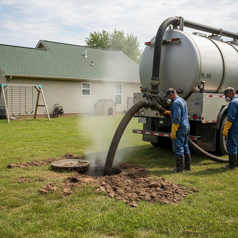 Local Septic Pumping pros at work